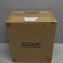 TrashAid Small Bathroom Trash Can, 2.1 Gallon Bathroom Garbage Can, Stainless Steel Waste Basket for Office, Under Desk, Bedroom, Rv, White