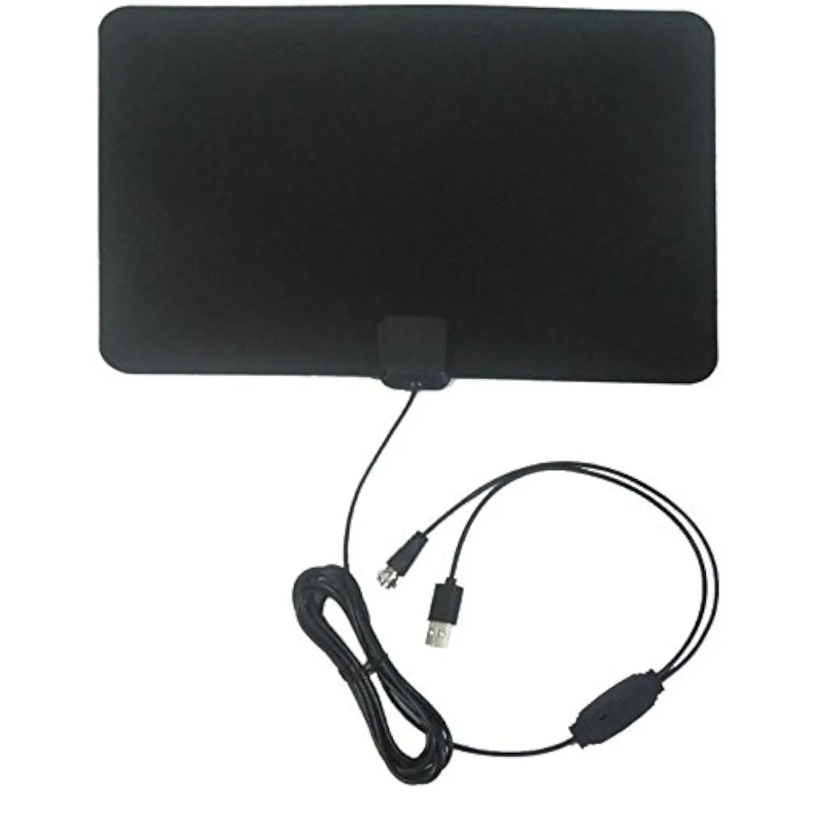 1Pc 80 Miles Range Large Flat Indoor HD Digital TV Antenna Amplifier Booster HDTV Antenna Aerial for DVB-T Antenna TV HDTV Box