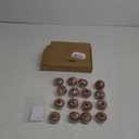 Yaomiao 16 Pcs Thanksgiving Table Decor Pumpkin Place Card Holders Mini Name Number Holders for Thanksgiving Table Setting Fall Autumn Party Photo Picture Wedding Deco(Bronze Color)