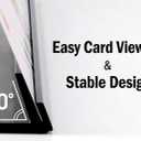 Hands Free Card Holder Stand, Non-Slip, 2 pieces, 13.4 Inches (34 cm), Made in Japan, for Card Games, Lightweight, TCG, (Blue)