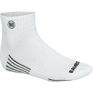 Premium Bamboo Crew Work Socks- Quarter High Moisture Wicking, Odor Eliminating (Large, White 3 Pair)
