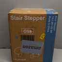 Sweetcrispy Mini Stair Steppers with Resistance Bands for Exercise at Home, Portable Exercise Twist Stepper Machine for Full Body Workout, 300LBS Capacity (Sliver Pro)