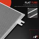 A-Premium A/C Condenser Compatible with International Harvester 2674/3700/9400, 5500i/5600i/5900i, 8600/9200i/9400i/9900i SBA
