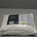 LuxClub 3 PC Twin Sheet Set, Deep Pockets Wrinkle Free Cooling Bed Sheets Hotel Bedding for Women, Men, Kids & Teens, Includes 1 Fitted Sheet, 1 Flat Sheet and 1 Pillowcase-Silky Soft White