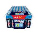 Rayovac AA Batteries, Double A Battery Alkaline, 60 Count
