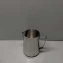 Milk Frothing Pitcher, 50oz Steaming Pitcher Stainless Steel Espresso Machine Accessories for Coffee Bar, Cappuccino Barista Tools Milk Jug Steamer Frother Cup with Decorating Latte Art Pen