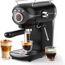 XIXUBX Espresso Machine, 20 BAR Pump Temperature Control, Compact Espresso Maker with Steam Milk Frother, Professional Coffee Makers for Home, Cappuccino, Latte, Gifts for Coffee Lover, Black