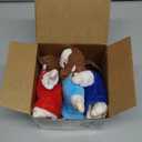 Barydat 6 Pcs Easter Jesus Plush Toy 6 Inch Jesus Stuffed Doll Christian Gifts Plushie Christ Religious Savior for Easter Church Sunday School Baptism Gifts Party Favors(Multicolor)