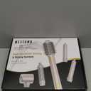 MESCOMB 5-in-1 Hot Air Styler Kit  110,000 RPM Fast-Drying Dryer, Auto-Wrap Curlers, Straightening & Volumizing Brushes All-in-One (Champagne White)