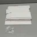 Bamboo Desk Organizer Mail Holder Countertop Letter Tray File Organizer for Desk Letter Sorter Paper File Storage for School Home Office Supplies (Large, White)