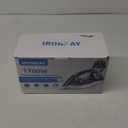 Steam Iron for Clothes Rapid Heating, 1700W Iron Burst of Steam, Non-Stick Ceramic Soleplate, Auto shutoff, Anti-Drip, Self-Cleaning, 10.14oz Water Tank Ironing Clothes for All Fabrics, Grey