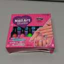 Nail Art Studio for Girls - Birthday Gift - Nail Polish Kit for Kids Ages 7-12 Years Old - Girl Gifts Ideas - Gift Set - Girly Stuff - Polish, Pens, Glitter, Stickers, Gems, Filer - 8 9 10 11 12 Years