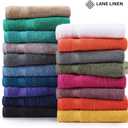LANE LINEN Jumbo Size Bath Sheets 2 Piece, 35 by 66 Inch - 100% Ring Spun Cotton, Highly Absorbent & Quick Drying Extra Bath Large Towel Set - Oversized Bath Towels- Ideal for Hotel, Guest - Cool Grey