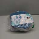 Rachael Ray Leak-Proof Nestable Container Food Storage Bin Set, 10-Piece, Clear with Teal Lids