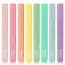 Vitoler Bible Highlighters,Aesthetic Cute Highlighters,8pcs Colorful Highlighter Markers No Bleed for Office School Supplies
