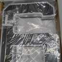 ISUNMEA 9 Inch Solar Lighted House Numbers for Outside, Light Up Waterproof LED Address Numbers Signs for Houses, Large Personalized Illuminated Exterior Modern House Numbers Light (6-Black, 9IN)