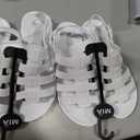 MIA White Sandals, Size 9, Pack of 2 