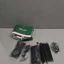 Pond Filter Bag, Pump Barrier Bag, Anti-Clogging Cube Filter Box, Black Media Bag Pump Mesh Bag for Outdoor Water Fish Ponds (7"x 2 pack)