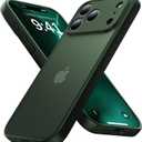 for iPhone 17 Pro Max Case [16FT Military Grade Shockproof], Anti-Slip Anti-Scratch, Slim Translucent Frosted Matte Phone Cover, Case for i Phone17 Pro Max 6.9", Green