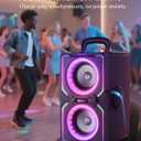Hotlemon Large Bluetooth Speaker: 240W Peak Powerful Loud Sound with Deep Bass, 15H Playtime, Fast Charge, TWS, Portable Wireless Speakers for Outdoor, Party, Beach, Backyard, Home, Outside (Black)