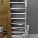 Baby Gate No Drilling, 29"-40" Auto Close Dog Gate Indoor for Doorways & Stairs, Pressure Mounted Adjustable Pet Gate, Easy Walk Through Child Gate for Children & Pets Stroller Friendly, White