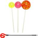 Friction Mallet Set with Emil Richards & eGong Wand - Includes 4 Mallets/For 24" & Larger Gongs/Soft Low Notes & Loud Resonance/For Sound Healing, Meditation, & Yoga/Whale Sounds