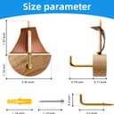 2 x Sailboat Key Holder and Teacup Hook - Nautical Wood Wall Decor for Small Space Organization, Coffee Bar Entryway - Set of 3