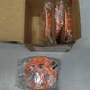 Whaline 4Pcs 2.6inch Halloween Mini Ceramic Spoon Rests Orange Black Pumpkin Small Coffee Spoon Holder for Coffee Stirrers Teaspoon Bar Spoon Coffee Station Bar Accessories