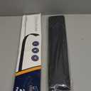 Lindas Essentials Silicone Stove Gap Covers (2 Pack), Heat Resistant Oven Gap Filler Seals Spaces Between Stovetop and Counter, Easy to Clean Stove Side Guard (30 Inches, Black)