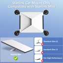 Starlink Mini Mount - Compatible with Starlink Mini, Strong Suction Cup Mounting Kit for Car Windows and Sunroofs Ensure Stable Satellite Signal(Suction Cup Mount)