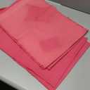 DII Basic Everyday Ribbed Tabletop 100% Cotton, Placemat Set, 13x19, Flamingo, 6 Piece