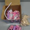 Meland Toy Doctor Kit for Girls, Pretend Play Toy Doctor Set with Dog , Carrying Bag, Stethoscope & Dress Up Costume Gift for Kids Toddlers Ages 3 4 5 6 Year Old for Role Play