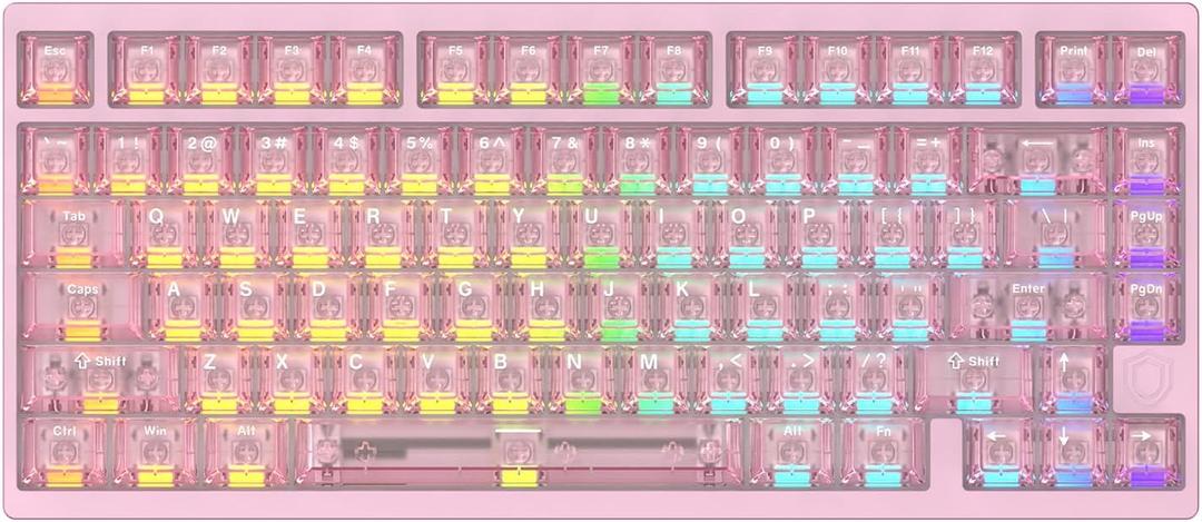 IROK MG75PRO 81 Keys Wired Magnetic Switch Mechanical Keyboard, Hall Effect, 8KHZ/ARGB/CNC Aluminum, Gasket Structure Gaming Keyboard(Pink)