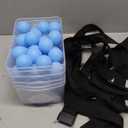 Vinsot 6 Sets Baby Shower Games Bridal Funniest Baby Shower Play, Interactive Shaking Balls for Boy or Girl, Table Tennis Twerk Game (Blue)