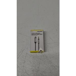 Acoustix 6ft Braided Auxillary Audio Cable USB C to 3.5mm connector