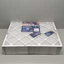 BNX TruFilter 20x25x1 Air Filter MERV 13 (6-Pack) - MADE IN USA - Electrostatic Pleated Air Conditioner HVAC AC Furnace Filters for Allergies, Pollen, Mold, Bacteria, Smoke, Allergen, MPR 1900 FPR 10