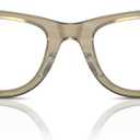 Ray-Ban Rx5121f Wayfarer Photochromic Low Bridge Fit Square Prescription Eyewear Frames (Photochromic Frame Striped Grey/Demo Lens)
