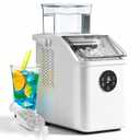 Electactic Countertop Ice Cube Maker, Datchable Water Tank, 26Lbs/Day