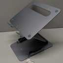 Lifelong Ergonomic Adjustable Laptop Stand for Desk - Height Up to 20" Portable Computer Laptop Riser Holder, Fits All MacBook Air & 10 15 17 Inches Laptops, Back to School Gift for Men & Women