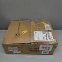 Furnulem Night Stand, Tall 4 Drawers Dresser for Bedroom, Hallway, Nursery, Closet Organizer, Nightstand Bedside Table Furniture, Vertical Storage Tower Fabric, Sturdy Steel Frame, Wood Top (Rustic Brown)