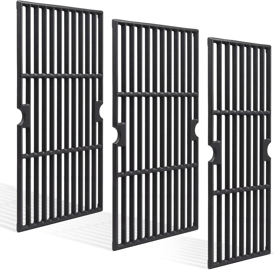 Criditpid Grill Grates for Charbroil Performance 4 Burner 463347017, 463335517, 463377017, 463243518, 463347519, 18 x 25 Inch Cooking Grates for Char-Broil Replacement Parts G470-0002-W1, G470-0003-W1