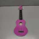 Strong Wind Soprano Ukulele 21 Inch Basswood Ukeleles for Beginners Four Strings Hawaiian Guitar Christmas Ukulele for Adults Teenagers, Purple