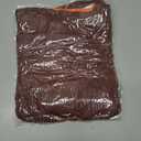 Saodimallsu Womens Sweaters Crew Neck Long Sleeve Knit Contrast Piping Stripe Lightweight Casual Fall Pullover Tops 2025 (Brown)