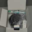 AI Ultrasonic Retainer Cleaner, 250ML Retainer Cleaner Machine for Dentures, Mouth Guards, Braces, Toothbrush Heads, Jewelry, Ring, 50kHz Digital ultrasonic Cleaner with 4 Modes (Black)