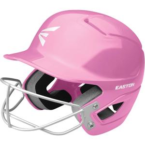 Easton | Alpha Batting Helmet with Facemask | T-Ball/Fastpitch Softball | Pink, Medium/Large