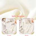 Aalizzwell 3-6 Months Infant Baby Girl Boy Fall Clothes Ribbed Long Sleeve Winter Spring Hoodie Outfit White