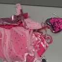 Girls Pink Cosplay Costume Dress Halloween Carnival Party Costumes With Accessories (4-5 Years)