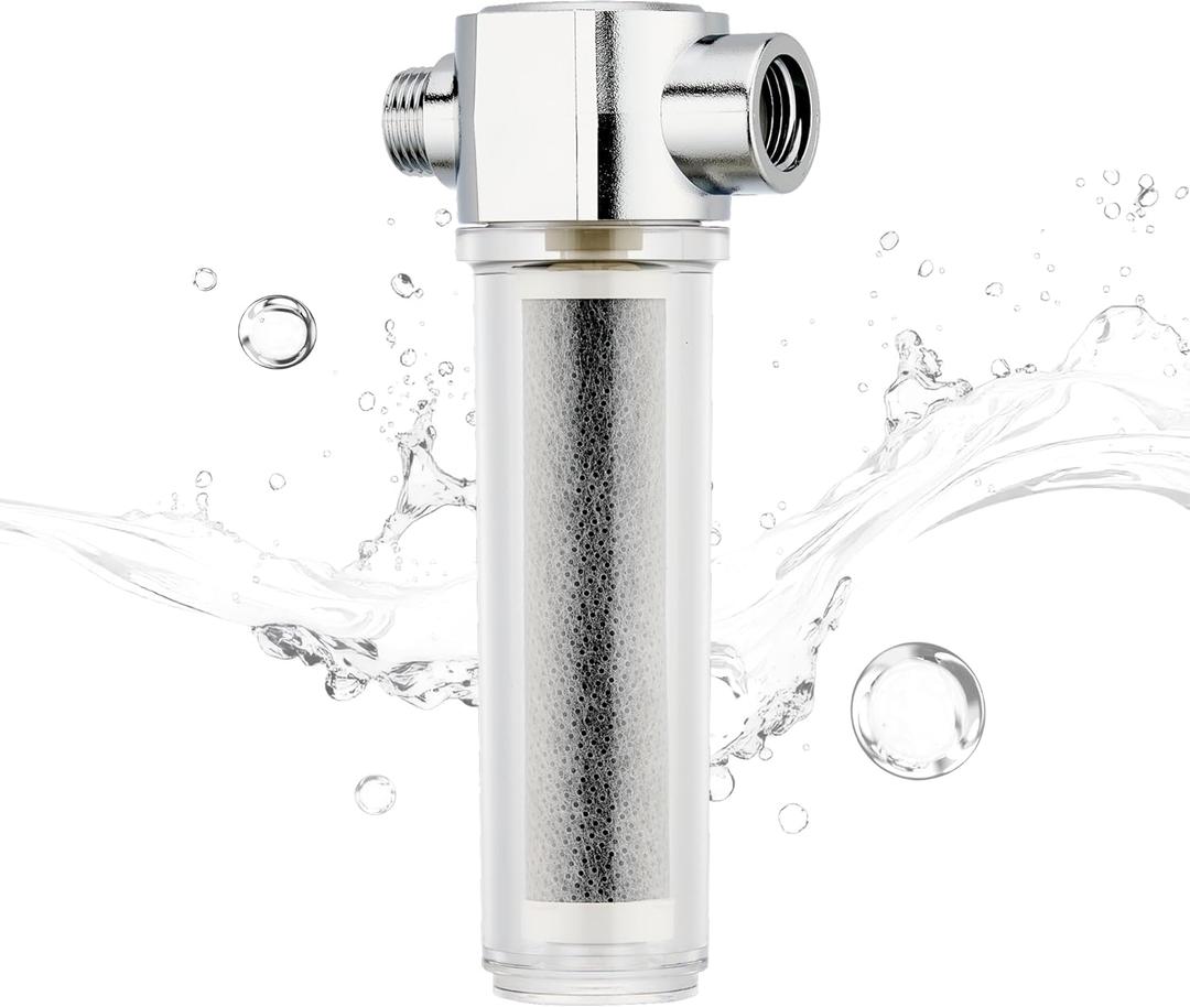 VITAMAX ACF Shower Filter 3-Stage Filtration System for Chlorine & Sediment Tool-Free Installation
