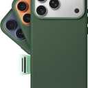 LONLI Classic | Gold-Rated Leather - European Genuine Vele Leather Case for iPhone 17 Pro - [Built-in Camera Control and Compatible with Magsafe] - Green