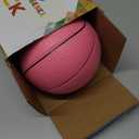 5" Mini Foam Basketballs for Mini & Over The Door Hoops, 3 Pack Replacement Balls for Kids Toddler Beach Indoor Outdoor Sport Game Gift Set (Pink)